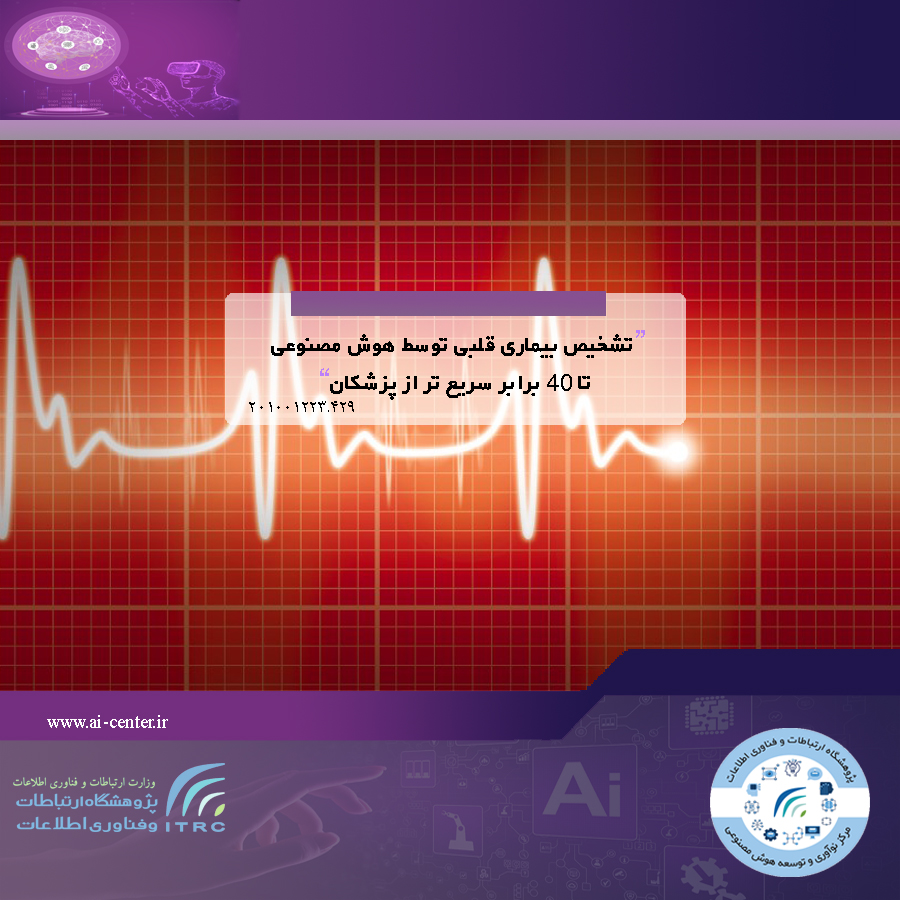 تشخیص بیماری قلبی توسط هوش مصنوعی تا ۴۰ برابر سریع تر از پزشکان