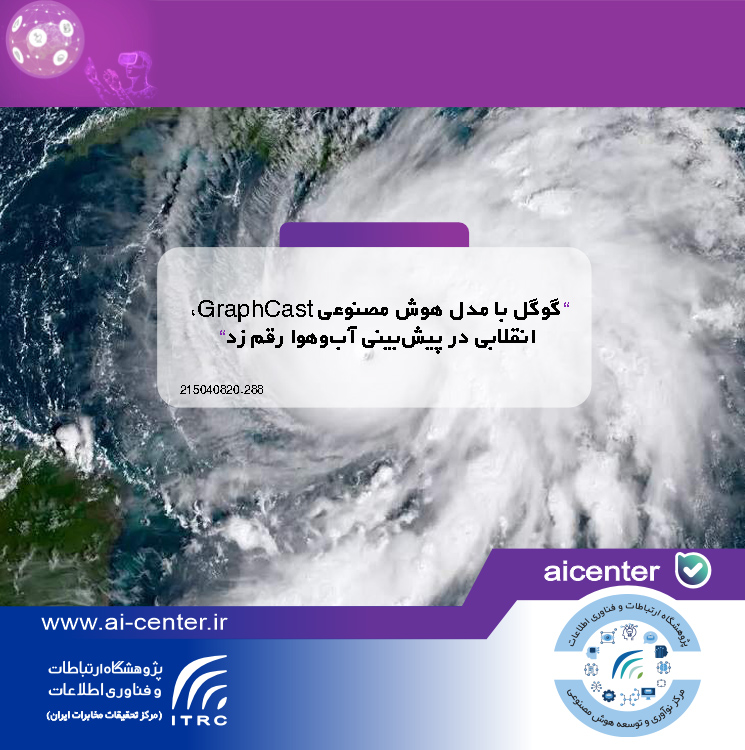 گوگل با مدل هوش مصنوعی GraphCast، انقلابی در پیش‌بینی آب‌وهوا رقم زد