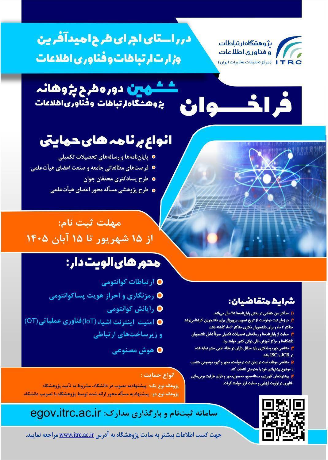 فراخوان ششمین دوره طرح پژوهانه پژوهشگاه