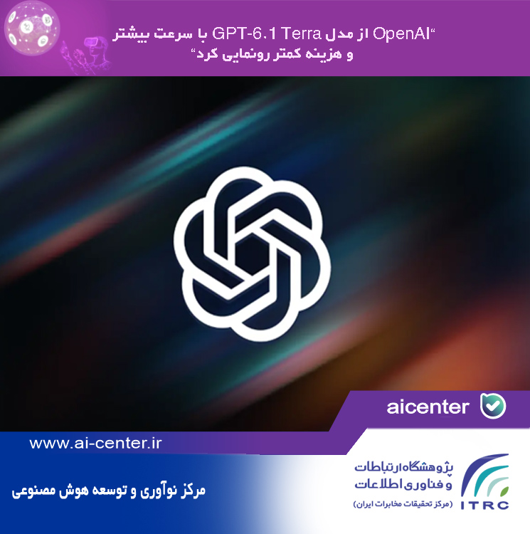 OpenAI از مدل GPT-6.1 Terra با سرعت بیشتر و هزینه کمتر رونمایی کرد