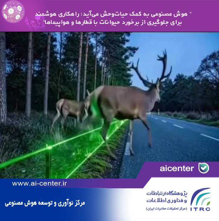 هوش مصنوعی به کمک حیات‌وحش می‌آید؛ راهکاری هوشمند برای جلوگیری از برخورد حیوانات با قطارها و هواپیماها